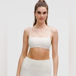 Lululemon Like a Cloud Spaghetti-Strap Bra *Light Support Light Ivory Size 8